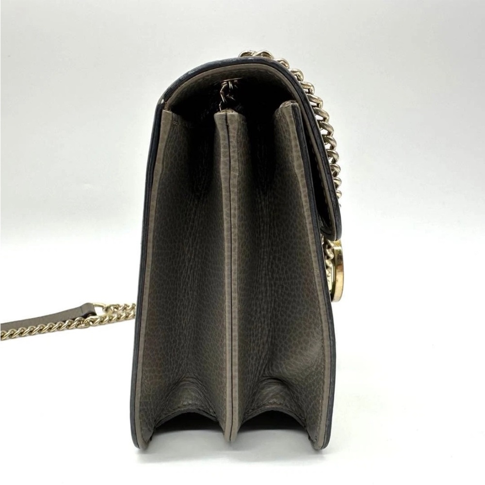 Gucci Olive Leather Shoulder Bag - Picture 4 of 14